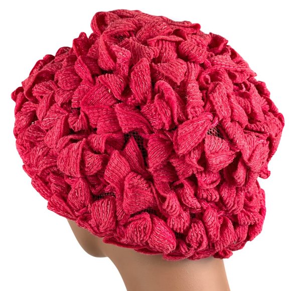 Vintage 40s 50s Chenille Loops Union Hat main image 8